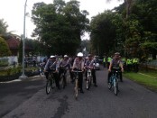 Jajaran Satlantas Purworejo giatkan patroli bersepeda - foto: Sujono/Koranjuri.com