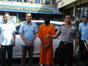 HS alias Seni, pelaku pencurian mobil yang ditangkap tim Buser Polresta Denpasar di Jember, Jawa Timur - foto: Suyanto/Koranjuri.com