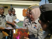 Kepala Kantor Wilayah BPN Provinsi Bali, Fatimah Saleh pada peringatan Hari Ulang Tahun Undang-Undang Pokok Agraria (UUPA) ke 56 dan Hari Agraria dan Tata Ruang Nasional (HANTURA), Sabtu, 24 September 2016 - foto: Suyanto