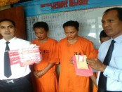 Ketiga pelaku pengedar sabu-sabu diamankan di Polresta Denpasar - foto: Istimewa
