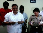 Pelaku diamankan Tim Direktorat Reserse Narkoba Polda Bali - foto: Istimewa