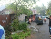 Rumah Komari, di Desa Patukrejo, Bonorowo, Kebumen, yang jadi korban perampokan - foto: Sujono/Koranjuri.com