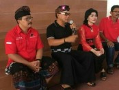 Nyoman Adi Wiryatama, ikut menggalang dukungan warga Kota Denpasar untuk memenangkan Pasangan Calon Gubernur dan Wakil Gubernur Bali nomor urut 1, Wayan Koster-Tjokorda Oka Arta Ardana Sukawati (Koster-Ace) - foto: Istimewa
