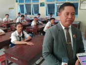 Kepala SMP PGRI 1 Denpasar, I Nengah Sukama - foto: Koranjuri.com
