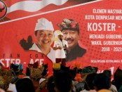 Pertemuan elemen masyarakat bersama calon Gubernur nomer urut 1 I Wayan Koster di Desa Budaya Kertalangu, Denpasar, Sabtu, 5 Mei 2018 - foto: Istimewa