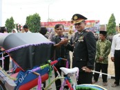 Momen upacara Hari Bhayangkara Ke-72 Polres Kebumen bukan hanya dirasakan oleh sejumlah personel Polri - foto: Istimewa