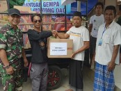 DPW IMO Bali mengadakan penggalangan bantuan logistik dengan tagline 'IMO Bali Peduli Lombok'. Bantuan disalurkan ke korban gempa di Lombok Tengah, Sabtu, 25 Agustus 2018 - foto: Istimewa
