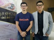 Reza, Cofounder dan CEO Getcraft Indonesia (kiri) dan Khrisna Kartika Putra, Founder dan Presiden Direktur Roki - foto: Koranjuri.com