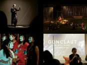 Kolase pertunjukan Gong Laut - foto: Istimewa