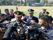 Pangdam IX/Udayana Mayjend TNI Benny Susianto usai menjadi Irup dalam upacara peringatan HUT TNI Ke-73 di Lapangan Puputan Badung - foto: Koranjuri.com