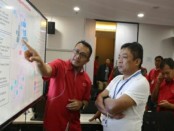 Penjelasan kesiapan jaringan TelkomGroup dalam turut mendukung pertemuan IMF-WB 2018 di Bali - foto: Ari Wulandari/Koranjuri.com