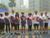 Palu Charity Run' di FX Plaza yang melewati rute Car Free Day (CFD), Jakarta, Minggu (14/10) - foto: Bob/Koranjuri.com
