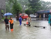 Hujan deras yang terus mengguyur wilayah Purworejo sejak Rabu (16/1), mengakibatkan sejumlah desa terendam banjir - foto: Sujono/Koranjuri.com
