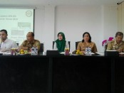 BPJS Kesehatan Cabang Denpasar menggelar konferensi pers terkait pelayanan pada mudik Lebaran 2019 - foto: Koranjuri.com