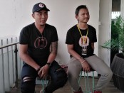 Ketua Himpunan Bartender Indonesia (HBI) Bayu Hendra (kiri) dan ketua panitia Bali Tandem Flair Competition Oka Angga (kanan) - Koranjuri.com