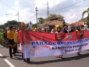 Parade Budaya Nusantara meriahkan peringatan Sumpah Pemuda di Purworejo, Senin (28/10) - foto: Sujono/Koranjuri.com