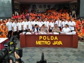 Sebanyak 3.314 preman atau orang yang diduga pelaku tindak pidana, terjaring aparat Polda Metro Jaya dalam Operasi Sikat Jaya 2019 - foto: Bob/Koranjuri.com