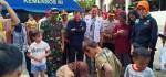 Dandim Jaktim Dampingi 2 Menteri Kunjungi Korban Banjir