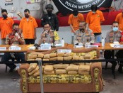 336 kg ganja yang diamankan dari pengiriman melalui jasa ekspedisi dari Lhokseumawe Aceh dengan tujuan Jakarta - foto: Istimewa