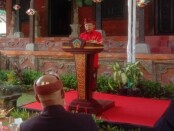 Gubernur Bali Wayan Koster mengumumkan Perda No. 4 Tahun 2020 tentang Penguatan dan Pemajuan kebudayaan Bali di Musium Bali, Kamis, 16 Juli 2020 - foto: Istimewa