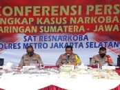 131 kilogram sabu-sabu dibongkar oleh Satuan Narkoba Polres Metro Jakarta Selatan dari jaringan Sumatera-Jawa-Jakarta - foto: Bob/Koranjuri.com