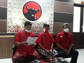 Keterangan pers terkait pemecatan 3 kader PDIP Kabupaten Bangli di Kantor DPD PDIP Perjuangan, Renon, Denpasar, Jumat, 4 Desember 2020 - foto: Istimewa