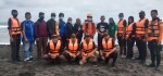 Team SAR SMK PN-PN2 Purworejo Ikut dalam Pencarian Korban Laka Laut Pantai Jatimalang