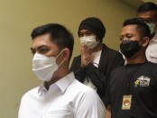 Musisi EAP als Anji menjalani pemeriksaan kesehatan di Urkes Polres Metro Jakarta Barat, Senin (14/6/2021) - foto: Istimewa