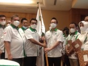 Rapat Kerja (Raker) dan Pengukuhan Pengurus l 20 DPD HKTI se Indonesia dan Pembekalan Nasional Hukum Agraria di Hotel JW Marriott Jakarta, Rabu (15/12/2021) - foto: Istimewa