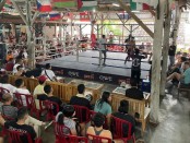 Event pertandingan Muay Thai Summer Fight yang digelar di Kerobokan, Badung, Bali, Sabtu (18/12/2021) - foto: Istimewa