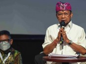 Gubernur Bali Wayan Koster dalam event Local Leader Forum pra-GPDRR Nusa Dua, Senin (23/5/2022) - foto: Antaranews