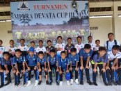 Foto bersama 2 Tim Peserta Turnamen Mitra Devata Cup III 2022 - foto: Yan Daulaka
