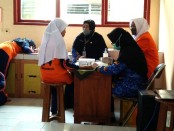Dalam Aksi Bergizi di SMPN 12 Purworejo juga ada Skrining kesehatan bagi siswa - foto: Koranjuri.com