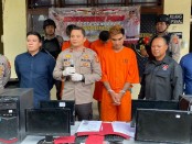 I Wayan Santika (31), pelaku pencurian dengan pemberatan ditangkap Polsek Densel - foto: Istimewa