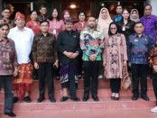 Ditemui Wakil Gubernur Tjokorda Oka Artha Ardhana Sukawati, Pemerintah Sumatera Barat melakukan studi tiru penanganan stunting di Provinsi Bali - foto: Istimewa