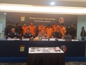 Subdit Resmob Ditreskrimum Polda Metro Jaya menangkap 6 pelaku begal dengan modus mencekoki korban dengan buah kecubung - foto: Istimewa