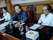 Kepala Bidang Kesenian dan Tenaga Kebudayaan Dinas Kebudayaan Provinsi Bali Ni Wayan Sulastriani memberikan penjelasan pelaksanaan Pesta Kesenian Bali (PKB) Ke-45 - foto: Istimewa