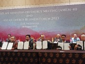 Nota Kesepahaman (MoU) yang ditandatangani dengan mitra regional dan internasional, untuk memperkuat komitmen mendorong kerja sama energi, keberlanjutan, dan inovasi di seluruh kawasan ASEAN - foto: Koranjuri.com