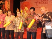 Wakil Gubernur Bali, I Ketut Sudikerta secara resmi membuka event tahunan Nusa Dua Fiesta ke XVIII, Jumat 9 Oktober 2015 - foto: Alit