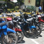 Barang Bukti Sepeda Motor yang diamankan Polsek Densel - Foto: Koranjuri.com