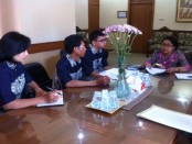 Audiensi siswa SMK Penerbangan Cakra Nusantara dengan Kadisdik Provinsi Bali - foto: ist