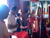 Ritual ciswak di klenteng Thong Hwie Kiong, Purworejo - foto: Sujono/Koranjuri.com