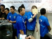 Penyalahguna narkoba yang ditangkap BNN Proinsi Bali, Jumat, 2 September 2016 - foto: Suyanto/Koranjuri.com