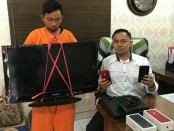 Pelaku pencurian Eka Prasetia (23) yang berhasil ditangkap setelah polisi melakukan penyelidikan di Jakarta - foto: Istimewa