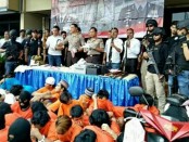 Kapolres Jakarta Barat Kombes Hengki Heryadi saat keterangan pers Polres Jakarta Barat Rabu 7 Februari 2018 - foto: Bob/Koranjuri.com