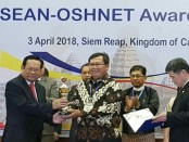 PT Indonesia Power Unit Pembangkitan Bali yang merupakan anak usaha PT PLN (Persero) menerima penghargaan Asean Oshnet Award kategori Excellence - foto: Istimewa