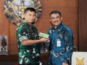 Pangdam IX/Udayana, Mayjen TNI Benny Susianto menerima audiensi pejabat Universitas Udayana dari Fakultas Kedokteran - foto: Istimewa