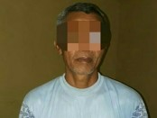 IG, tersangka pencurian Jenitri,  warga Desa Karangpilang,  Kecamatan Sruweng, Kabupaten Kebumen, kini, ditahan polisi, dengan sejumlah barang bukti - foto: Sujono/Koranjuri.com