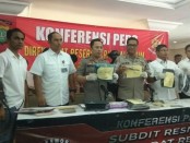 Subdit Resmob Ditreskrimsus Polda Metro Jaya menggelar keterangan pers, Senin, 8 April 2019 - foto: Bob/Koranjuri.com
