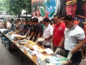 Operasi Nila Jaya yang digelar di wilayah hukum Polda Metro Jaya menangani 337 kasus dengan tersangka yang ditangkap sebanyak 410 orang - foto: Bob/Koranjuri.com